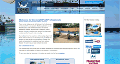 Desktop Screenshot of cincipools.com